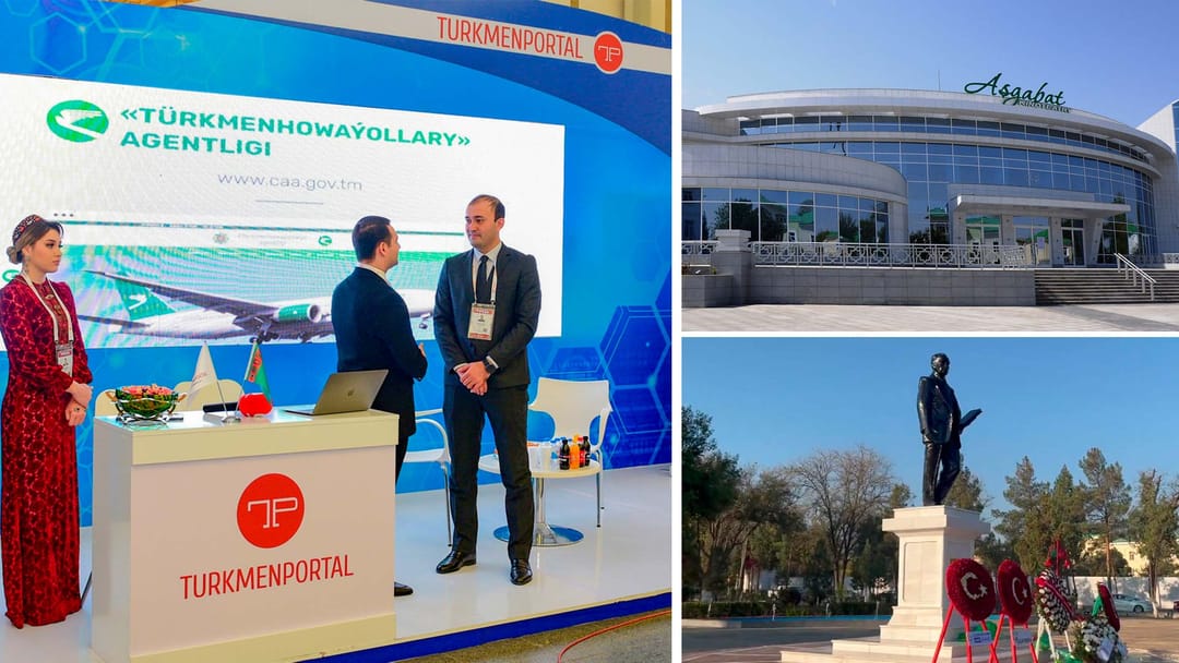 Türkmenistanda «Türkmentel — 2022» atly XV halkara maslahaty geçirilýär, koreý filmleriniň görkezilişi geçirildi, Atatürküň ýadygärligine gül desselerini goýmak dabarasy