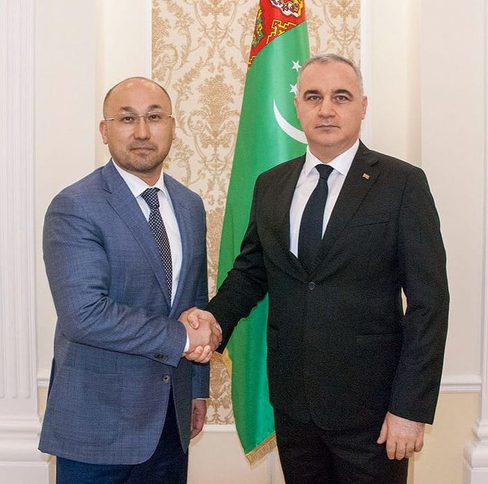 The Ambassador of Turkmenistan to the Russian Federation met with his colleague from Kazakhstan