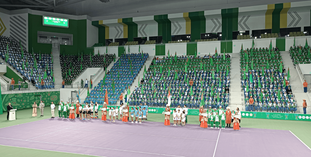 Tennis boýunça Merkezi Aziýanyň sebitleýin ýaryşynyň açylyş dabarasy boldy