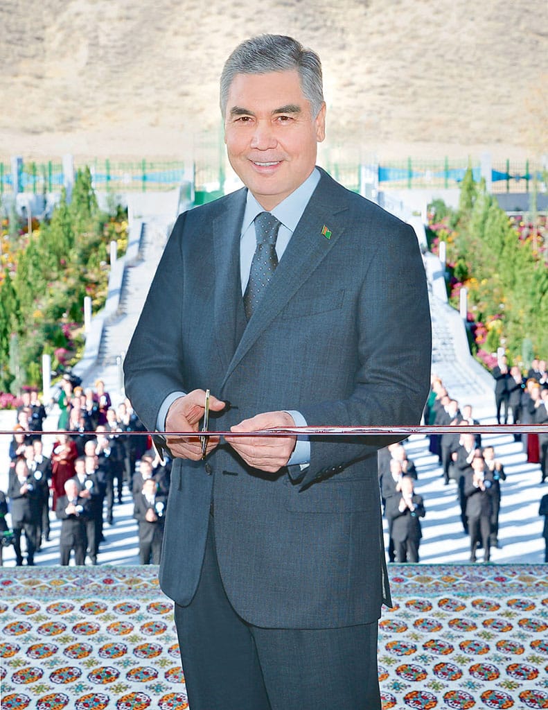 Berdimuhamedov opened a new sanatorium "Bagabat" near Ashgabat