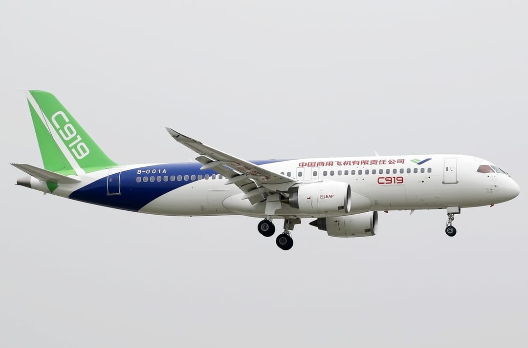 China's C919 aircraft will enter commercial service in December