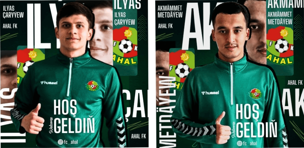 «Ahal» «Köpetdag» bilen «Nebitçiden» ýene iki futbolçyny düzümine goşdy