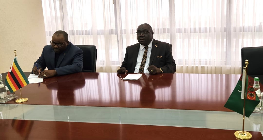 The new Ambassador of Zimbabwe presented copies of his credentials to the Ministry of Foreign Affairs of Turkmenistan