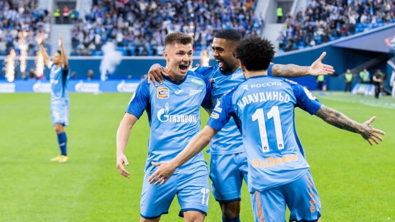 "Zenith" beat "Spartak" and ahead of schedule became the champion of Russia in football