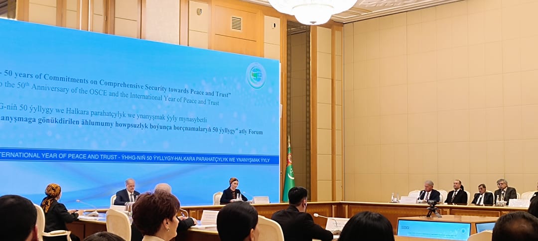 МакГрегор: Постоянный нейтралитет Туркменистана способствует достижению целей ОБСЕ