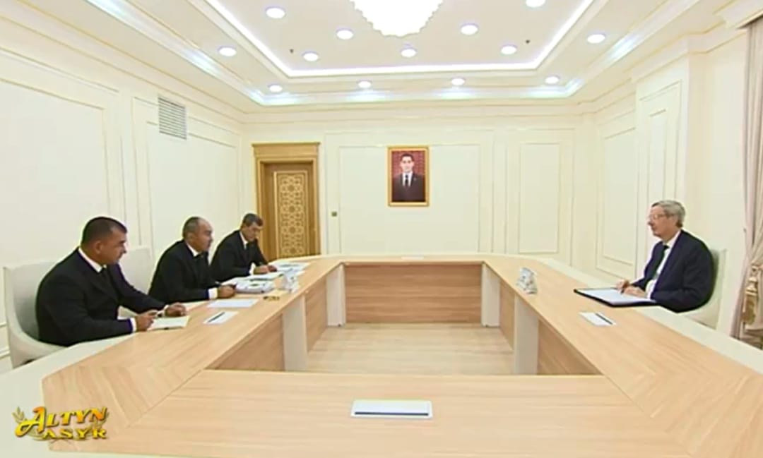 В хякимлике Аркадага состоялись переговоры с гендиректором Восточного комитета германской экономики