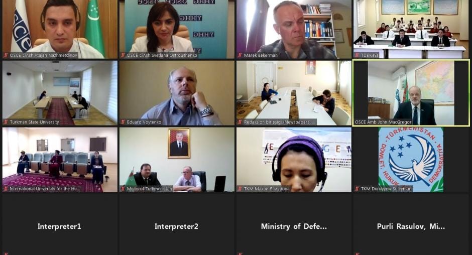 ÝHHG Aşgabatda žurnalistleriň hünär taýýarlygyna bagyşlanan okuw maslahatyny geçirdi