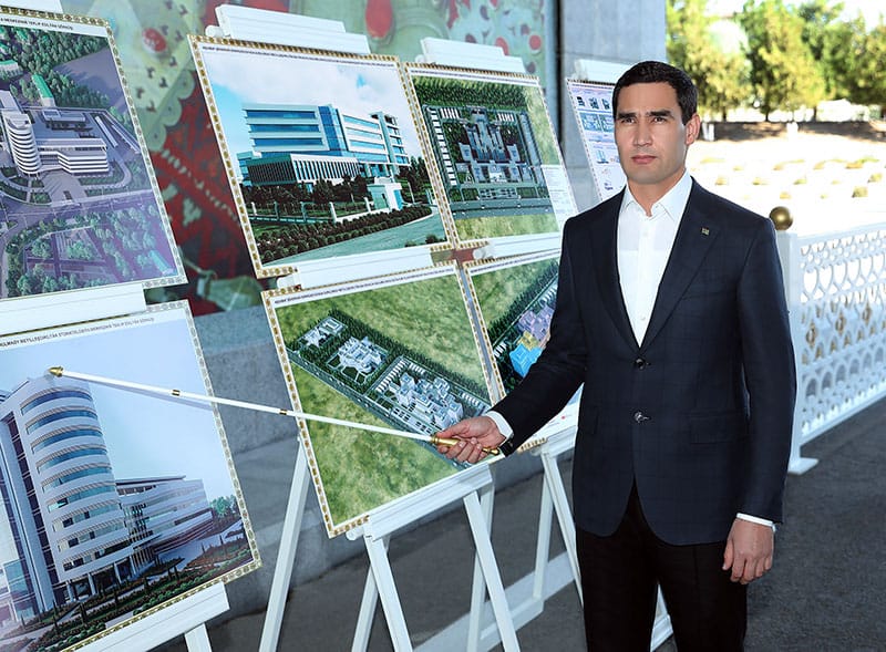 President of Turkmenistan get familiarized with the projects of social infrastructure in Ashgabat