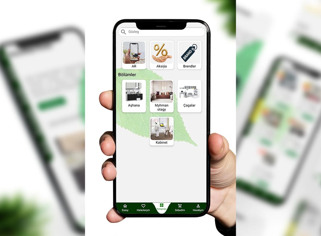The Rysgal mebel chain of stores has launched its own mobile application
