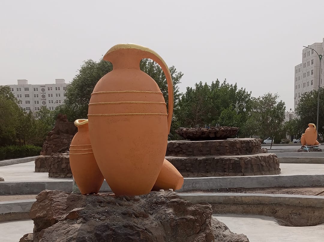 В Дашогузе особое внимание уделяется ландшафтному дизайну