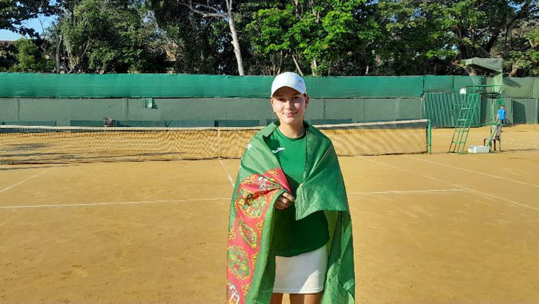 Ilima Guseýnowa tennis boýunça 14 ýaşa çenli ýetginjekleriň arasynda Aziýanyň wise-çempiony boldy