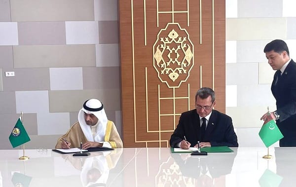 The Secretary General of the GCC held talks in Turkmenistan, signing a Memorandum of Cooperation
