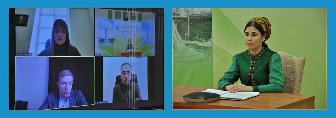 TDIM-niň Halkara gatnaşyklary instituty bilen Taras Şewçenko adyndaky Kiýew milli uniwersitetiniň arasynda onlaýn duşuşyk geçirildi