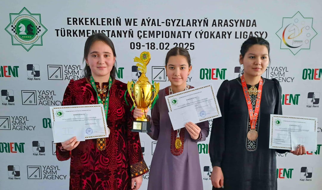 14 ýaşly Jahan Rejepowa küşt boýunça Türkmenistanyň iň ýaş çempiony boldy