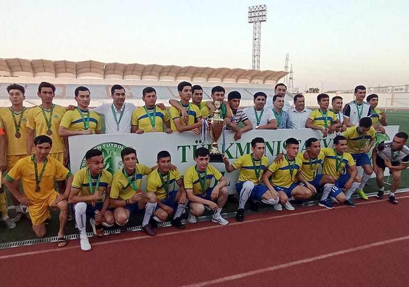 Команда «Дашогуз» стала победителем Кубка Дашогузского велаята по футболу