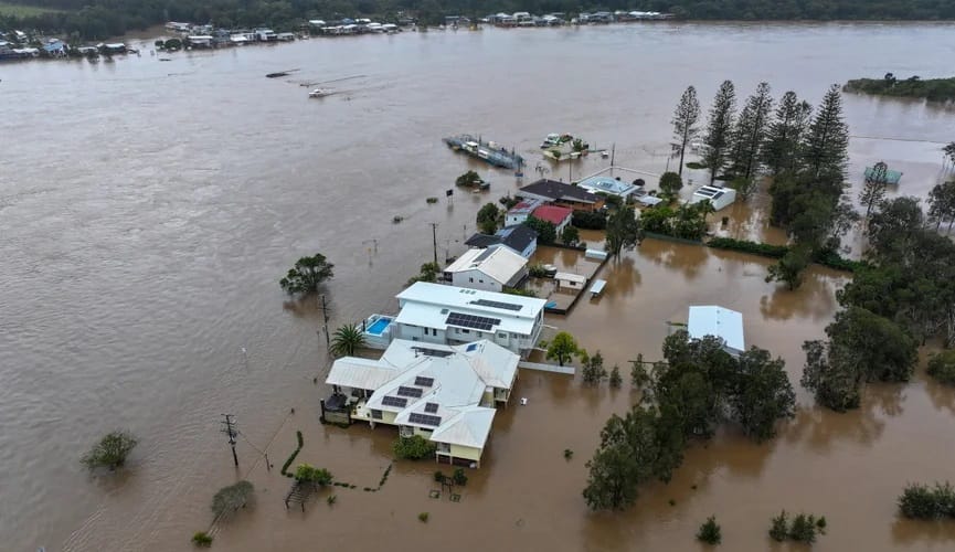 Австралия переживает наводнение