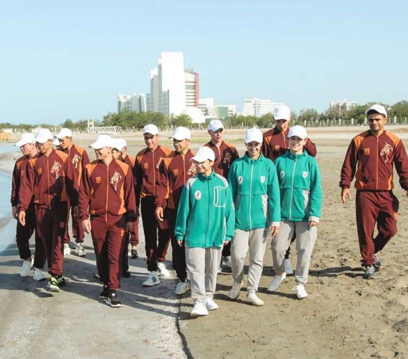 Группа «Galkynyş» отдыхает в «Авазе» после триумфа в Монте-Карло