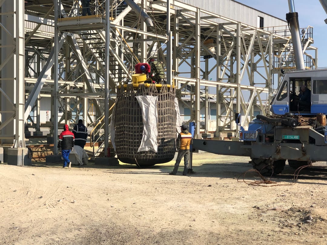 Компания "Туркмен Милли Логистик" приступила к отгрузке серы по новой технологии