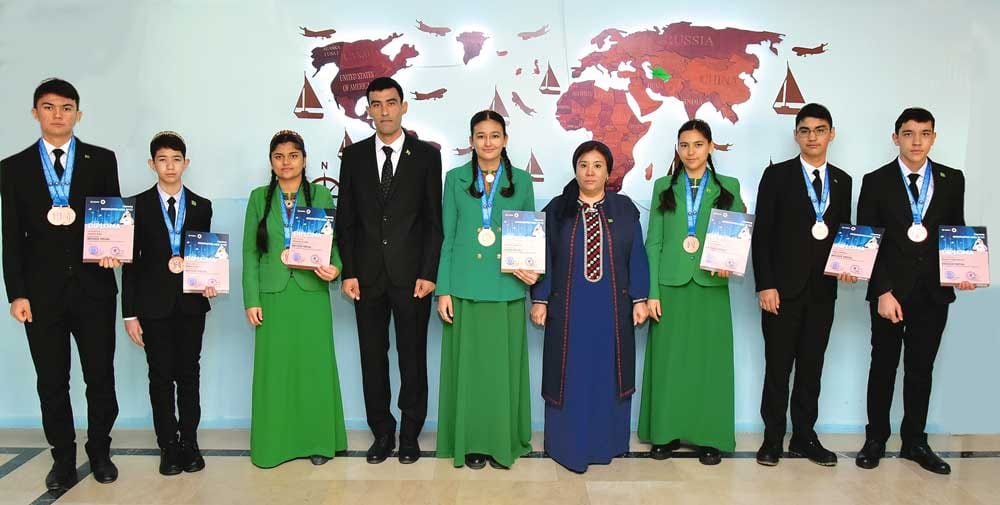 Turkmen schoolchildren won 19 medals at the international IT competition