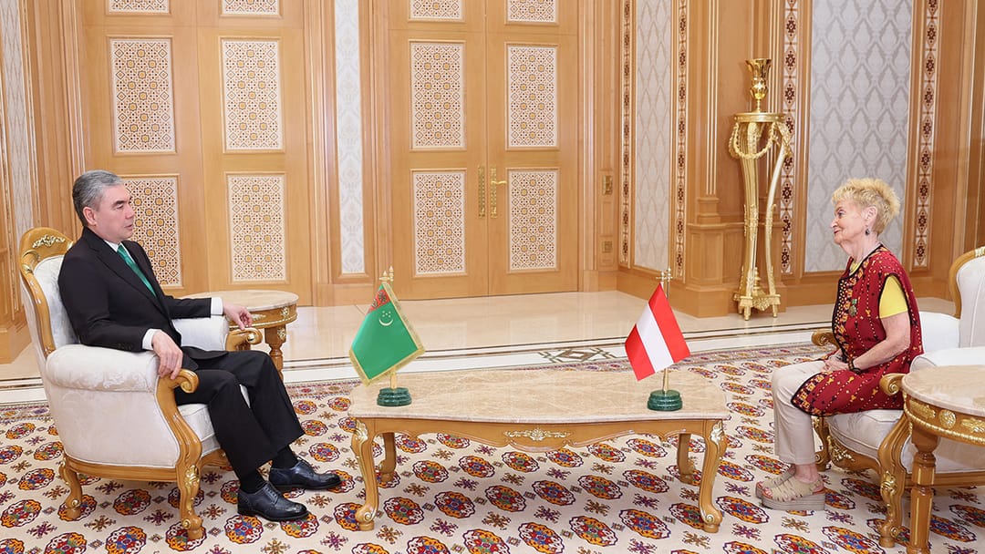 The President of Turkmenistan received the head of the Turkmen-Austrian Society