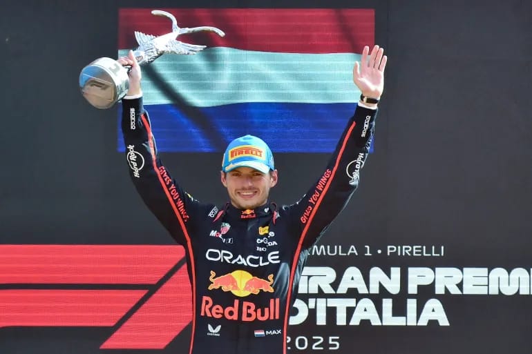 Formula 1'de 2025 sezonunun 16. yarışı olan İtalya Grand Prix'sini, Max Verstappen kazandı