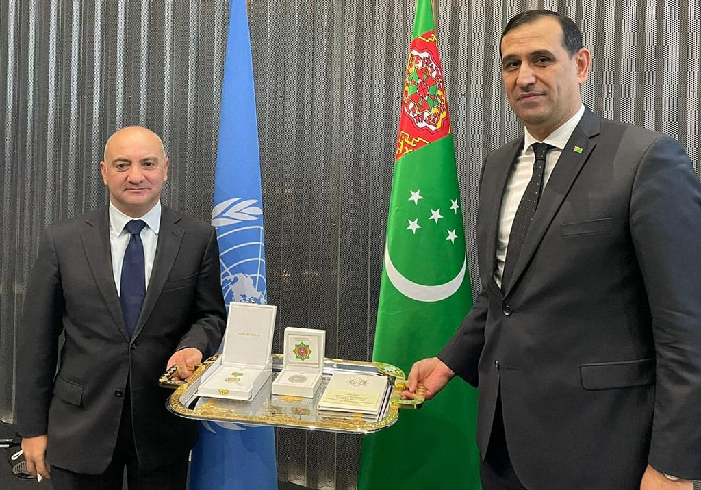 «Dialog – parahatçylygyň kepili»: Ženewada Türkmenistanyň daşary syýasatynyň ileri tutulýan ugurlary tanyşdyrylydy