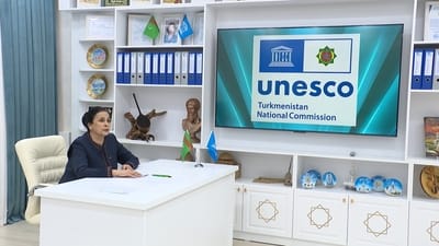 ÝUNESKO-nyň işleri barada Türkmenistanyň Milli topary onlaýn okuw maslahatyny geçirdi
