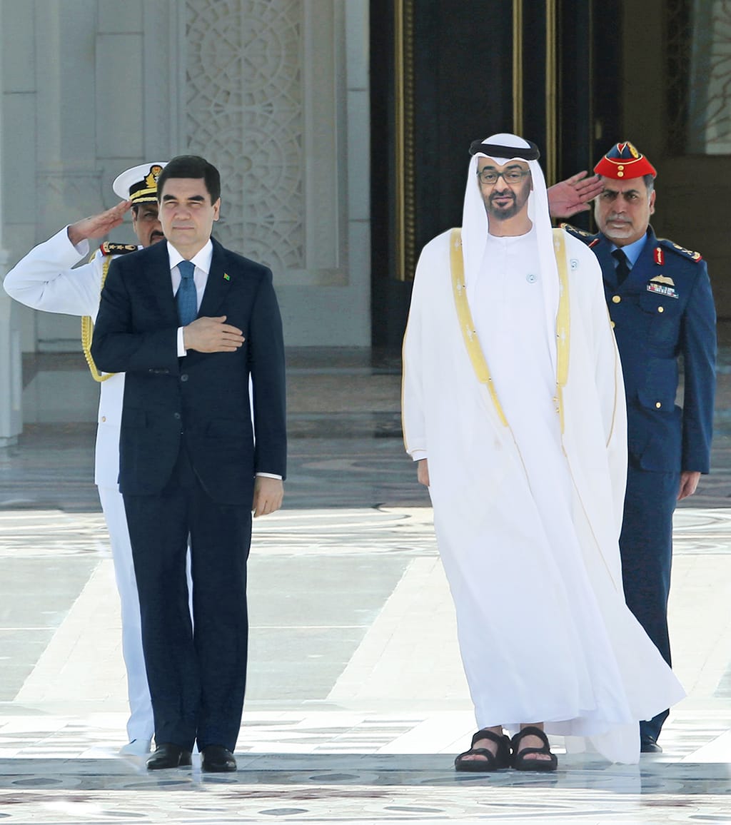 Диверсификацию партнёрства обсудил Бердымухамедов с Наследным Принцем Абу-Даби