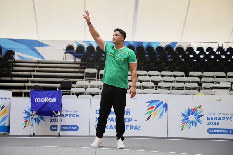 Сборная Туркменистана по баскетболу 3х3 с уверенной победы стартовала на II Играх стран СНГ