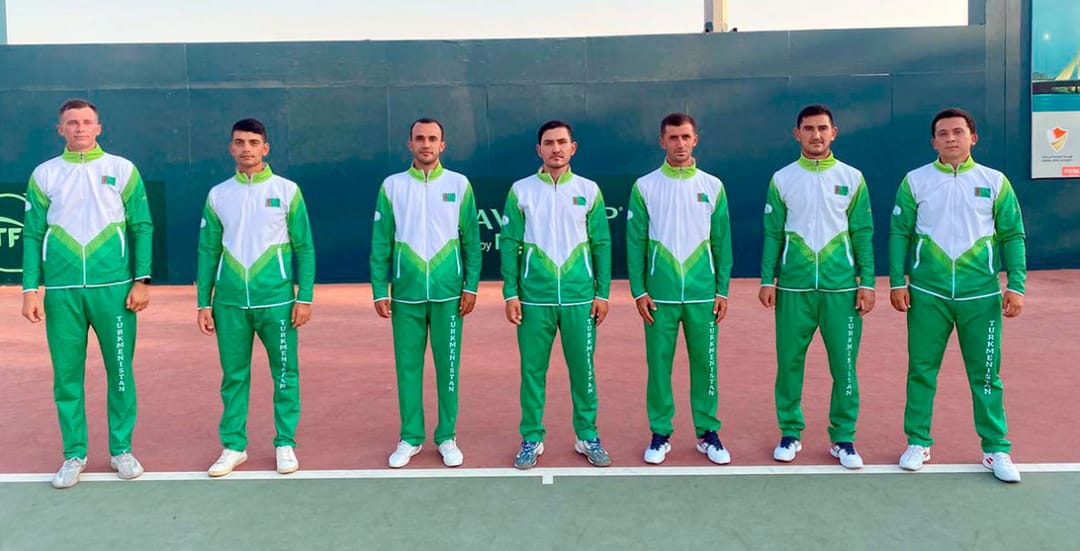The national team of Turkmenistan started with a victory in the Davis Cup