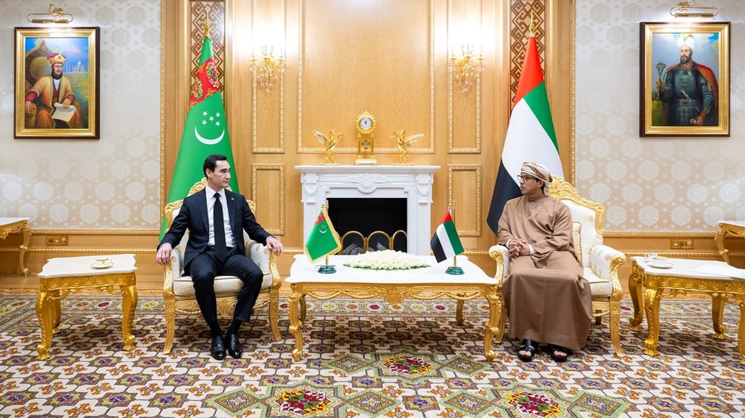 Türkmenistanyň Prezidenti BAE-niň wise-prezidenti, Premýer-ministriniň orunbasaryny kabul etdi