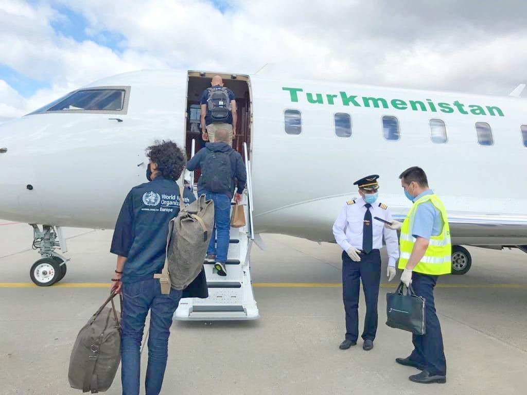 BSGG-niň wekiliýeti «Türkmenhowaýollarynyň» ýörite uçary bilen Türkmenistana gelýär 