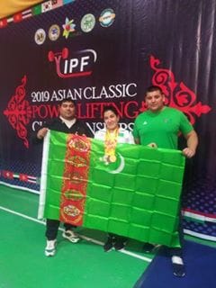 Mähriban Jumanyýazowa pauerlifting boýunça Aziýa çempionatynda kümüş medal gazandy