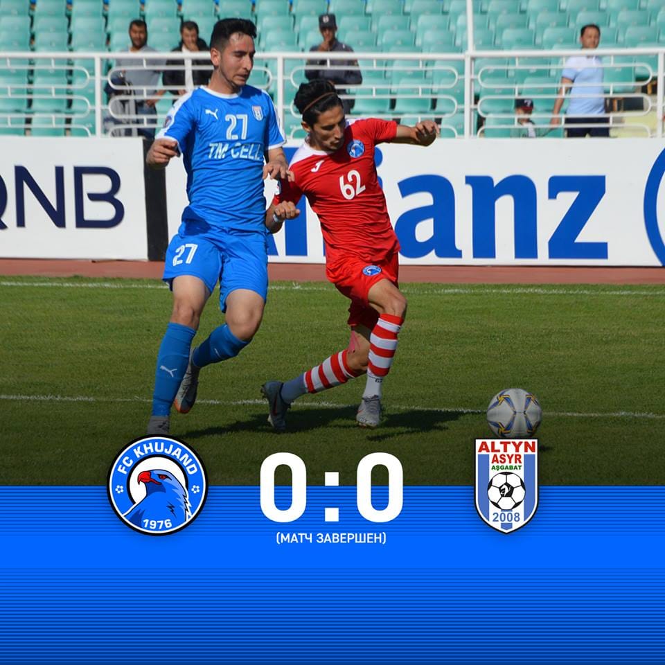 «Алтын асыр» продолжил ничейную серию в Кубке АФК в матче с «Худжандом»  