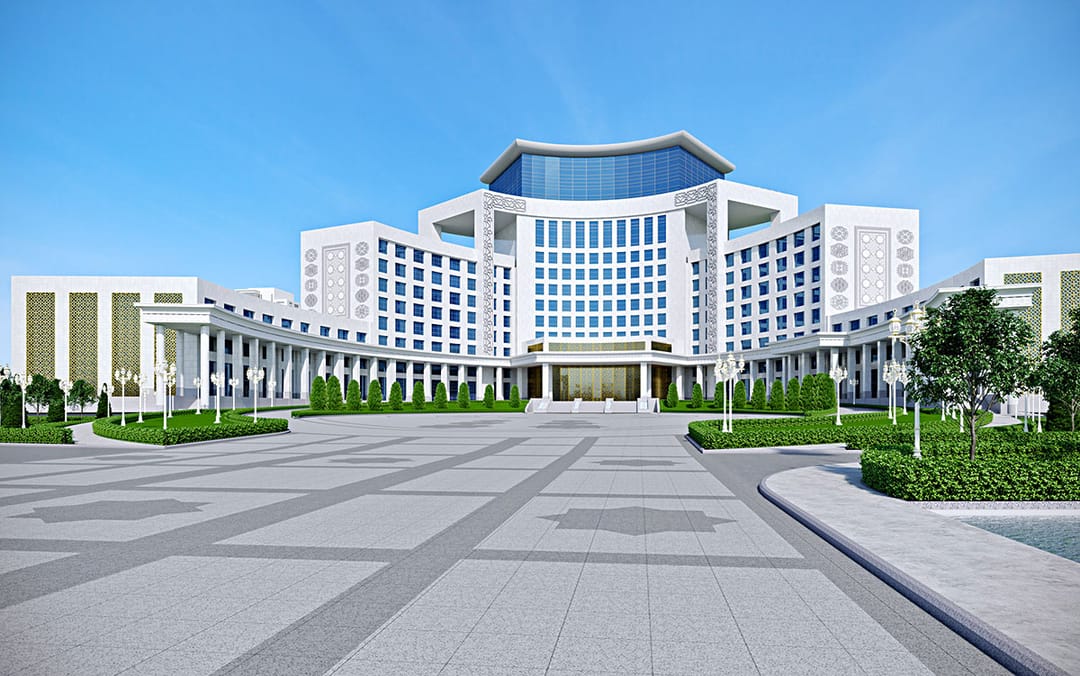 Компания Bouygues возводит в Ашхабаде фешенебельный отель,  используя инновационную технологию  