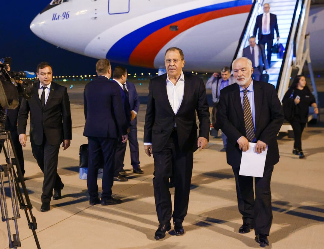 Sergey Lavrov arrived in Turkmenistan to participate in the meeting of the Foreign Ministers of the Caspian region