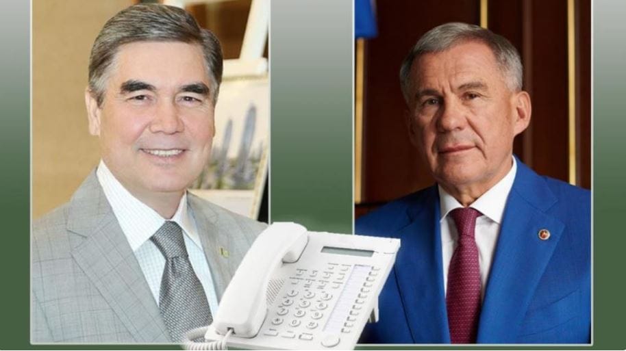 Президенты Туркменистана и Татарстана обсудили по телефону развитие сотрудничества