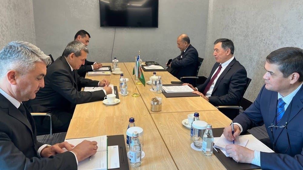 Рашид Мередов встретился c главой МИД Узбекистана Норовым