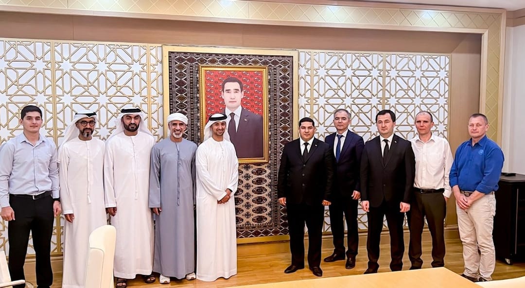 Delegation of the Al Wathba cycling team from the UAE paid a visit to Turkmenistan