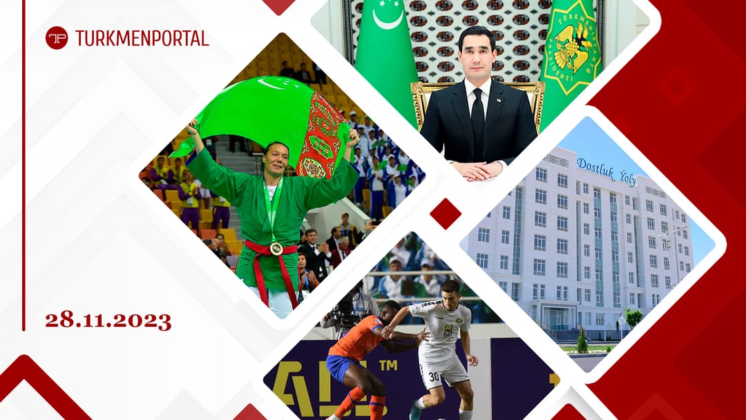 Serdar Berdimuhamedov had a telephone conversation with the special representative of the US President Kerry, Turkmen wrestlers won eight medals on the first day of the World Kurash Championship, cold weather is expected in Turkmenistan and other news