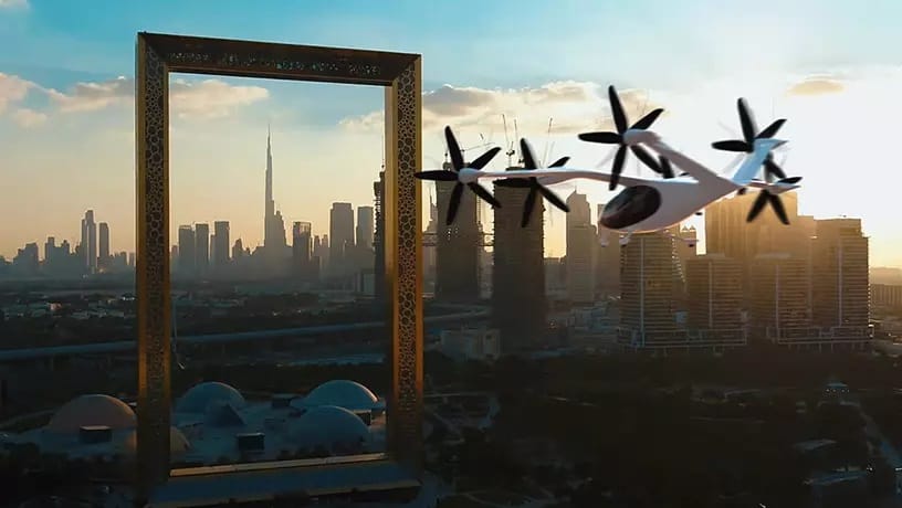 UAE plans routes for flying taxis