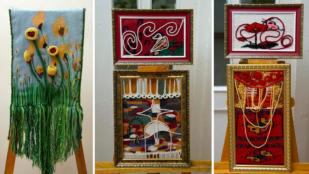 Выставка гобеленов открыта в Детской художественной школе Ашхабада