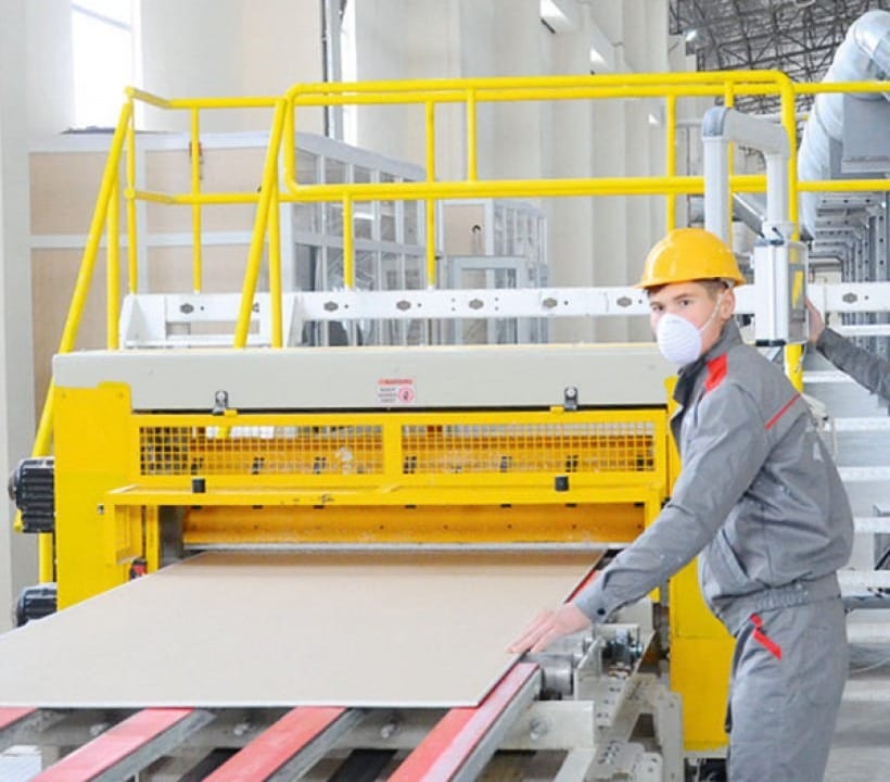 В западном регионе Туркменистана открылось предприятие по выпуску сухих строительных смесей и гипсокартона