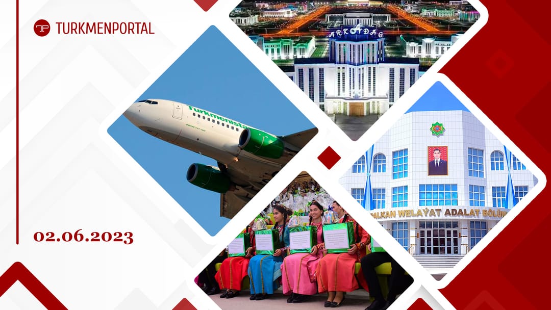 Turkmenistan resumed regular flights to Kazakhstan, celebrations were held in the Ashgabat Palace of Orphans, the city of Arkadag and the seaport of Turkmenbashi were awarded certificates from the OSCE and other news