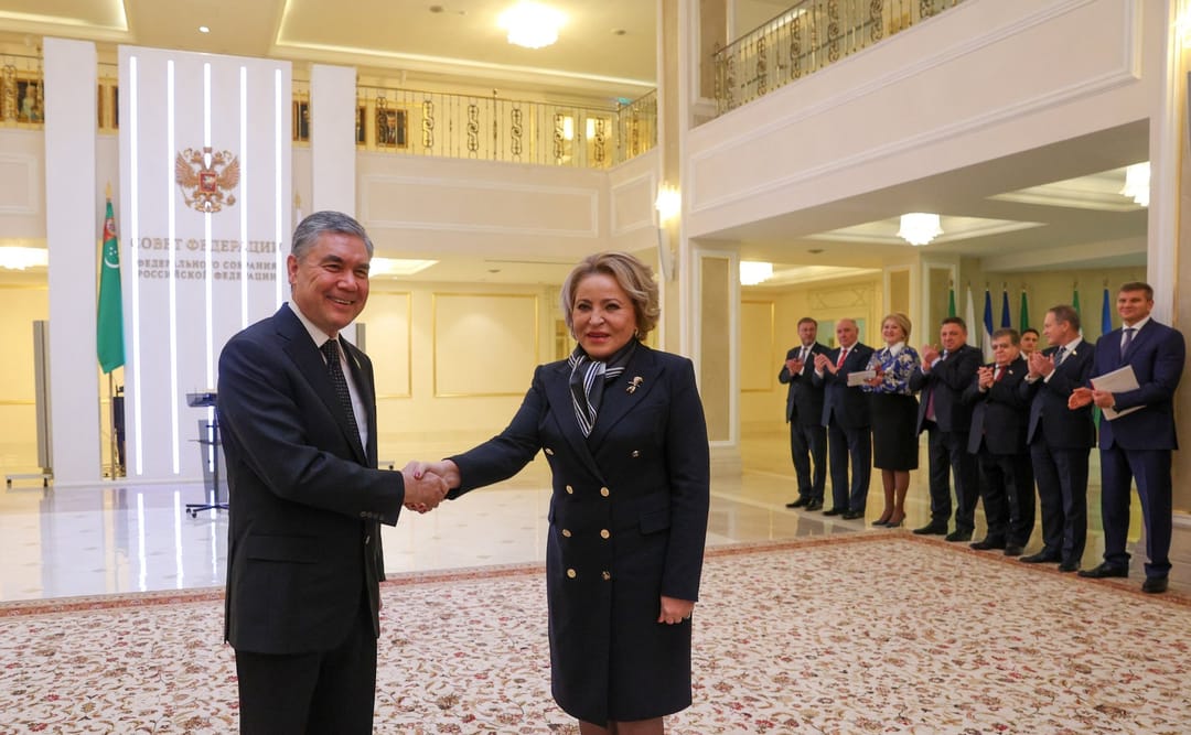 Gurbanguly Berdimuhamedov had a telephone conversation with Valentina Matvienko