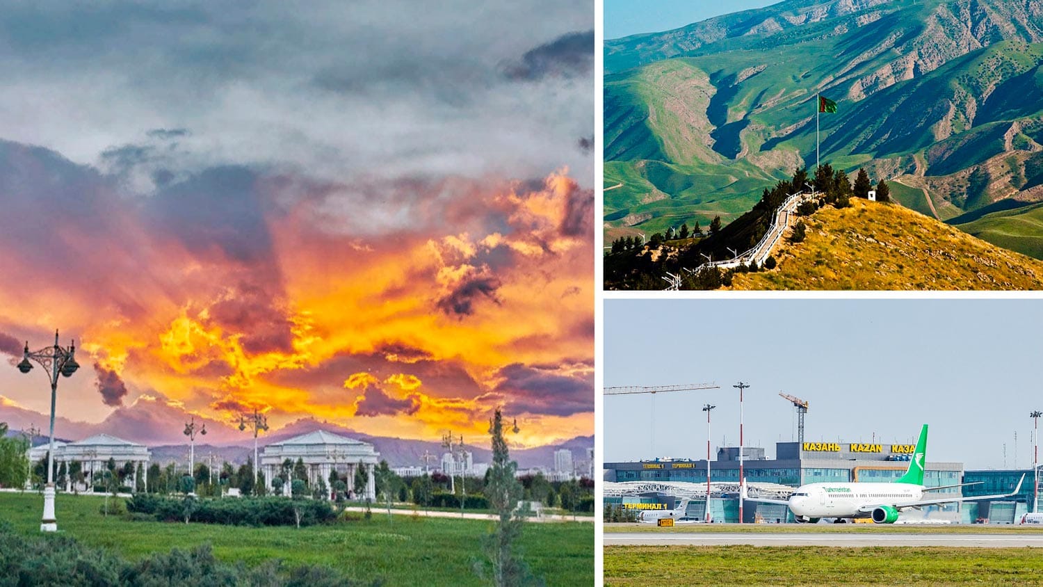 Hepdäniň aýagynda Türkmenistanda ýagşyň ýagmagyna garaşylýar, Ahalda Saglyk ýoly gurlar, Kazanda «Türkmenistan» awiakompaniýasynyň täze kassasy açyldy