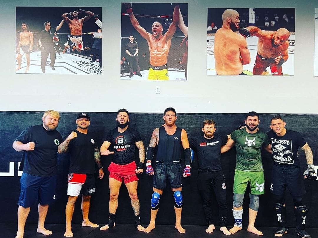 Dovletjan Yagshimuradov is preparing for his next fight in the American Top Team hall