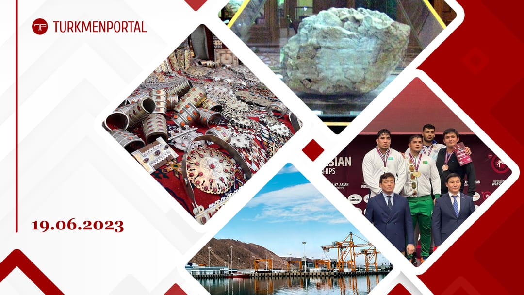 The winners of the jewelers' contest were awarded in Turkmenistan, the number of active users of Internet banking is growing in Turkmenistan, the Kunyaurgench meteorite will turn 25 years old and other news