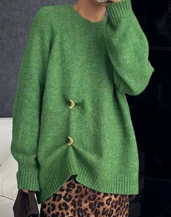 Rus moda uzmanı, kazak giymenin modaya uygun bir yolunu gösterdi