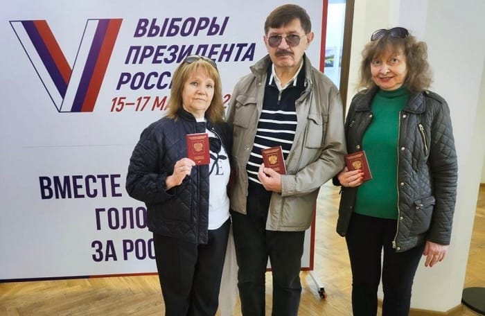 Russian voters in Turkmenistan gave 95.82% of votes for Vladimir Putin